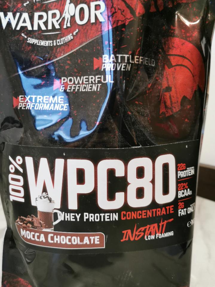 Képek - 100% WPC80 mocca chocolate - protein Warrior