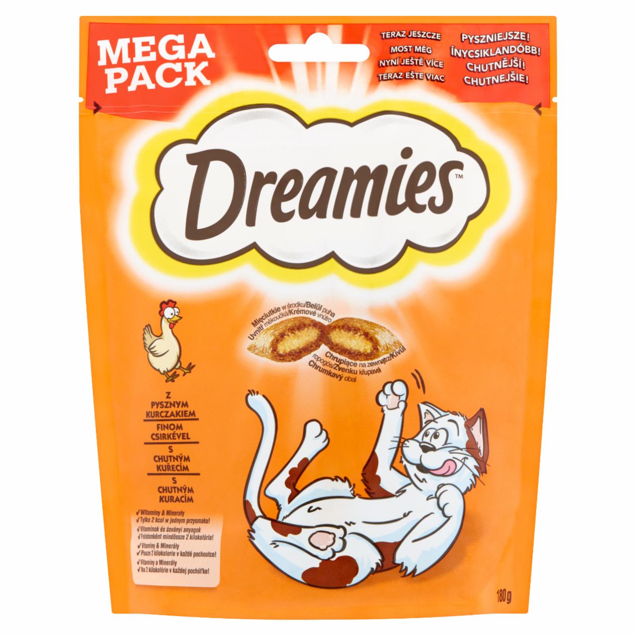 Képek - Dreamies jutalomfalat macskák számára csirkével 180 g
