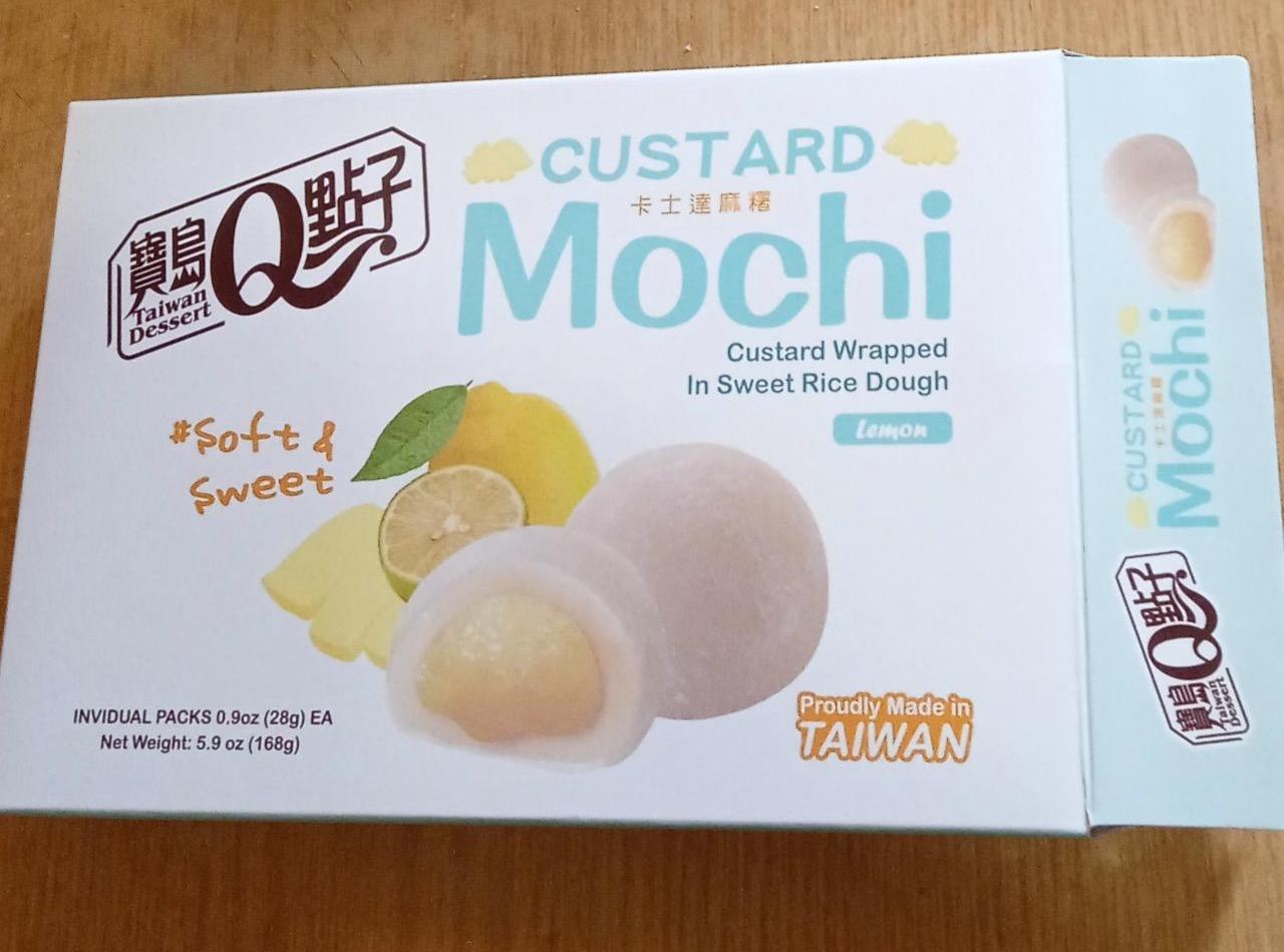 Képek - Custard citromos mochi Taiwan dessert