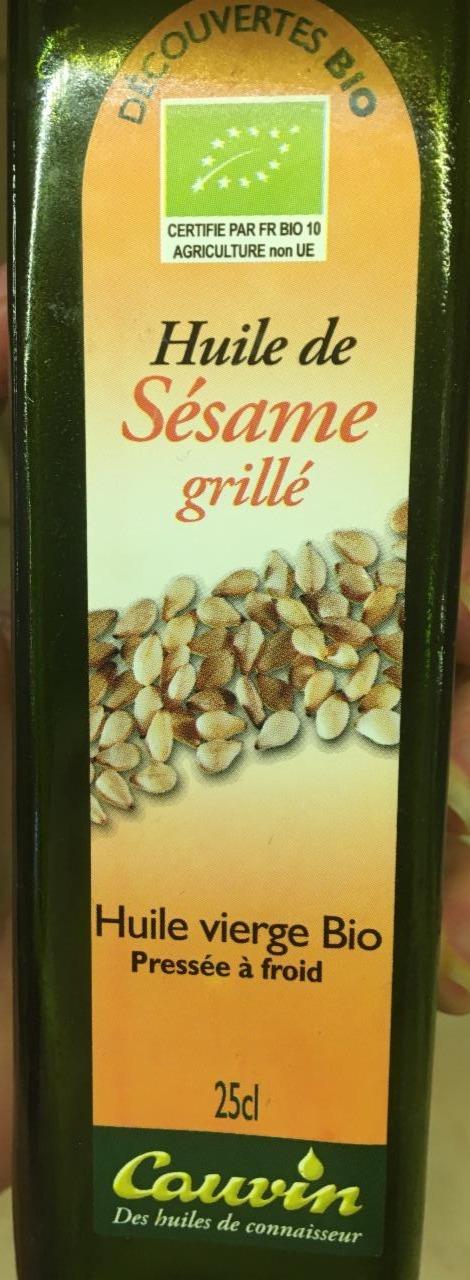 Képek - Cauvin BIO szűz pirított szezámmag olaj 25 cl