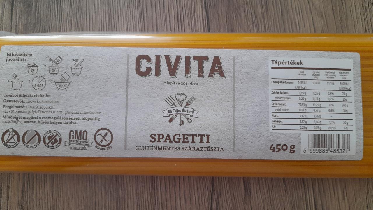 Képek - Gluténmentes spagetti Civita