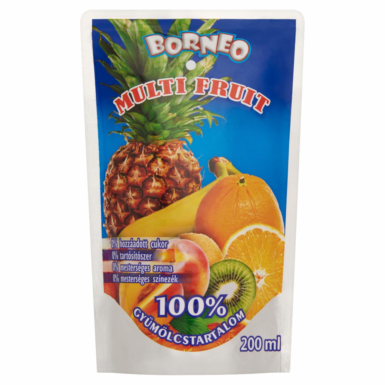Képek - Borneo multi fruit vegyes gyümölcsital 200 ml
