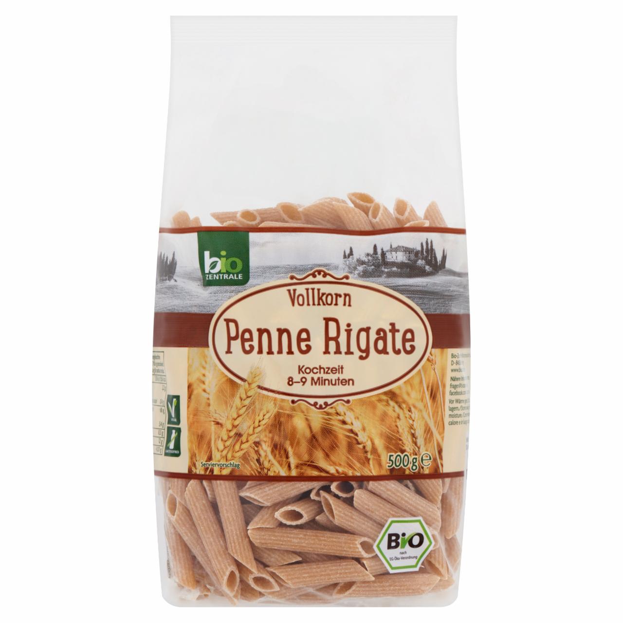 Képek - Bio Zentrale BIO penne rigate teljes kiőrlésű durumbúza tészta 500 g