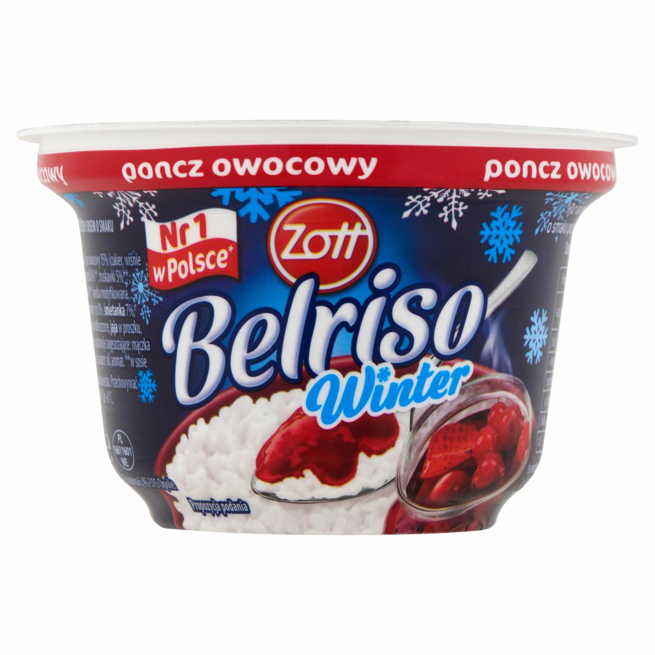 Képek - Zott Belriso Winter rumos ízű gyümölcsös tejberizs 200 g