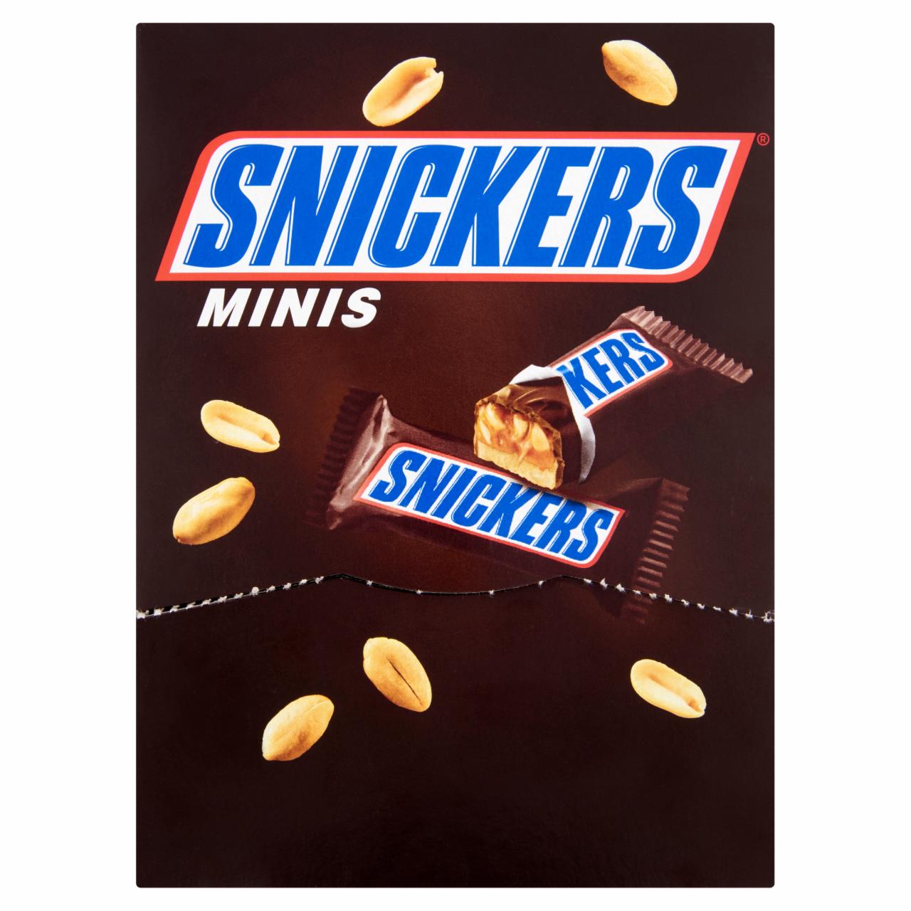 Képek - Snickers Minis karamellás földimogyorós szelet földimogyoróval tejcsokoládéba mártva 720 g