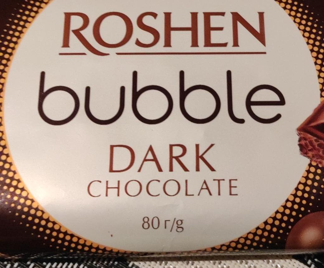 Képek - Dark Bubble étcsokoládé Roshen
