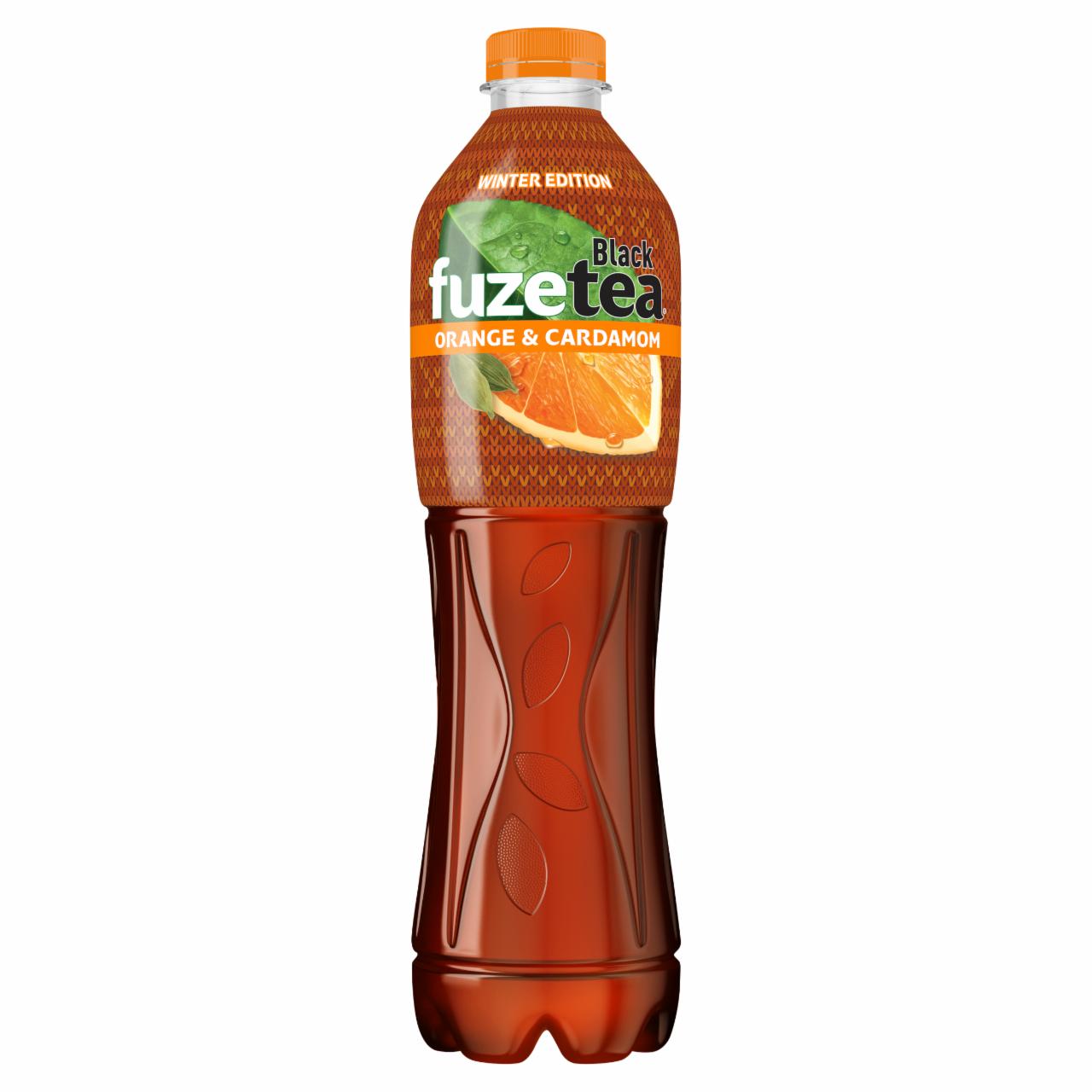Képek - FUZETEA szénsavmentes narancs és kardamom ízű üdítőital feketetea- és kardamom kivonattal 1,5 l