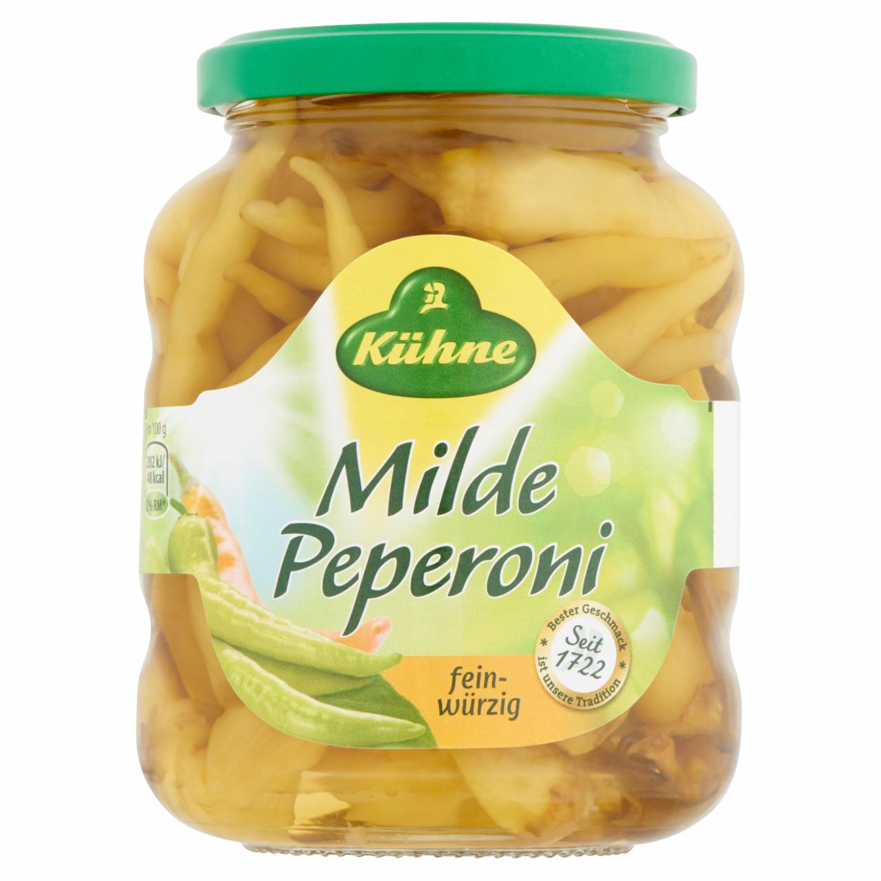 Képek - Kühne enyhén csípős zöld pepperóni