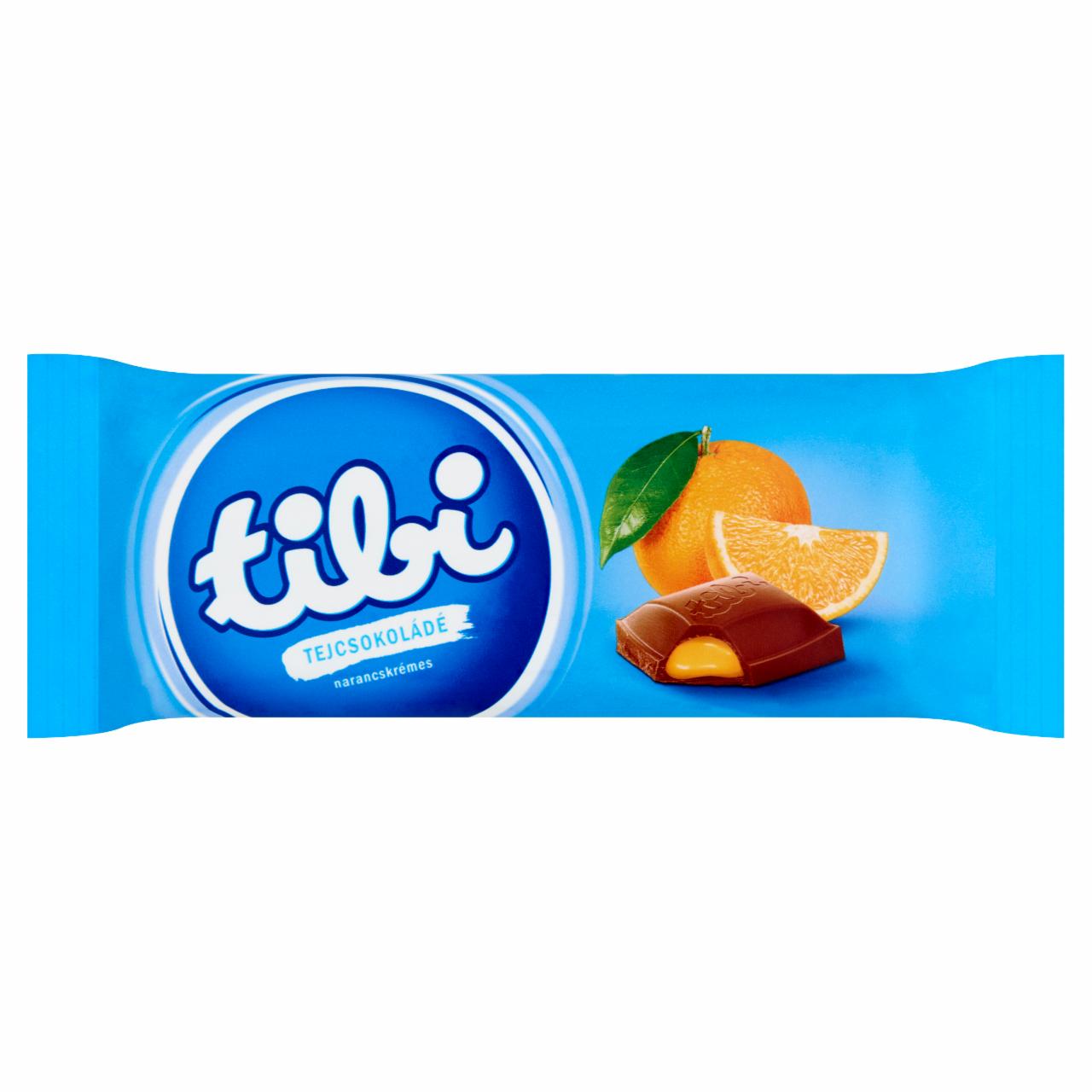 Képek - Tibi narancskrémes tejcsokoládé 100 g