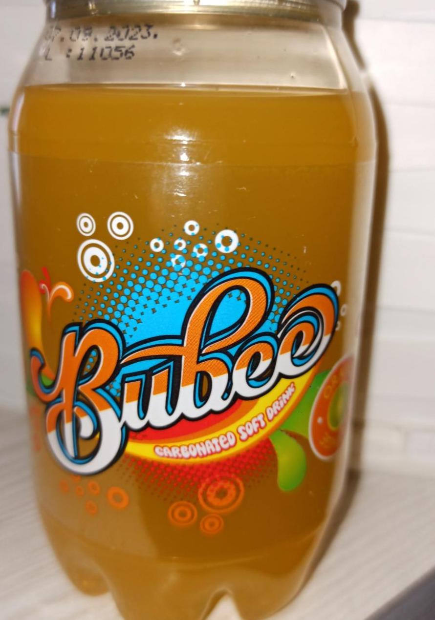 Képek - Bubee narancs ízű szénsavas üdítőital cukorral és sztívia édesítőszerrel 0,33 l