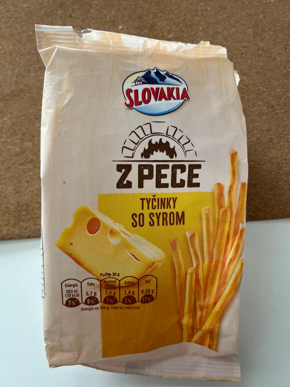 Képek - Tyčinky z pece so syrom Slovakia
