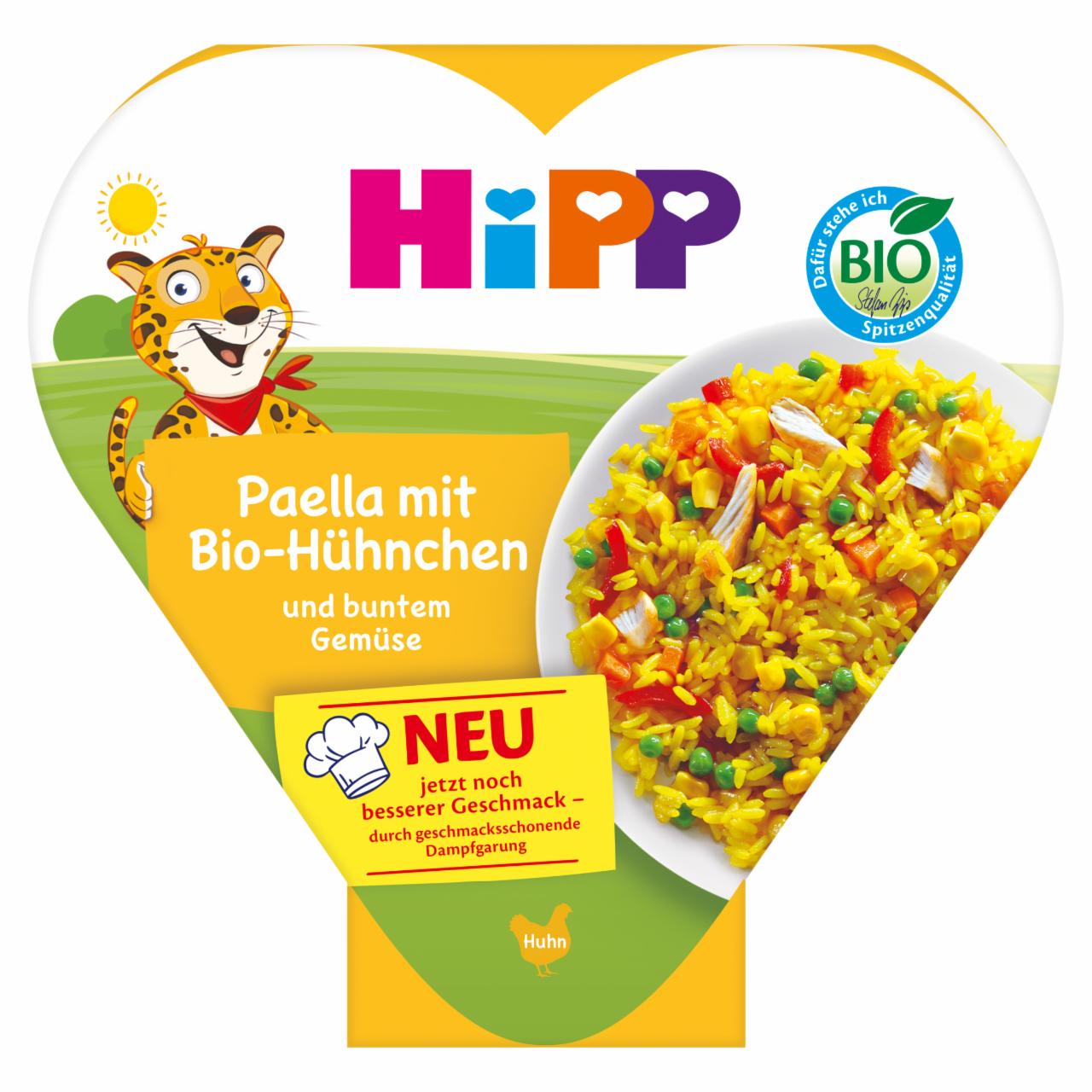 Képek - HiPP bio rizs zöldségekkel és csirkehússal 1 éves kortól 250 g 