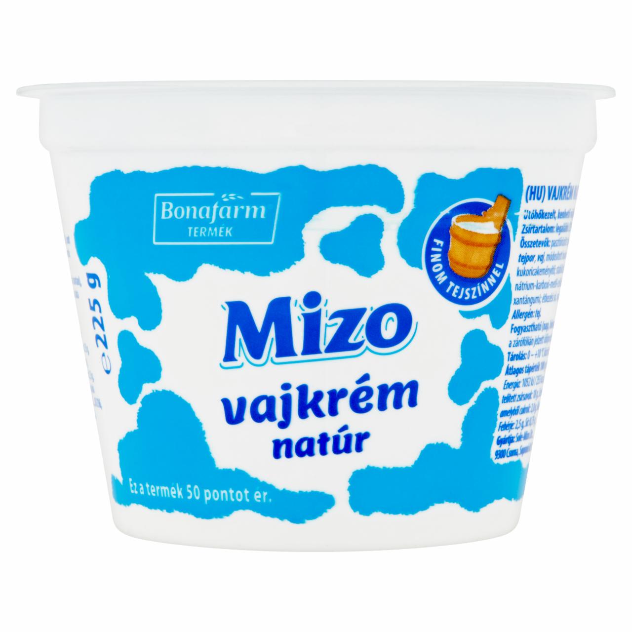 Képek - Mizo natúr vajkrém 225 g