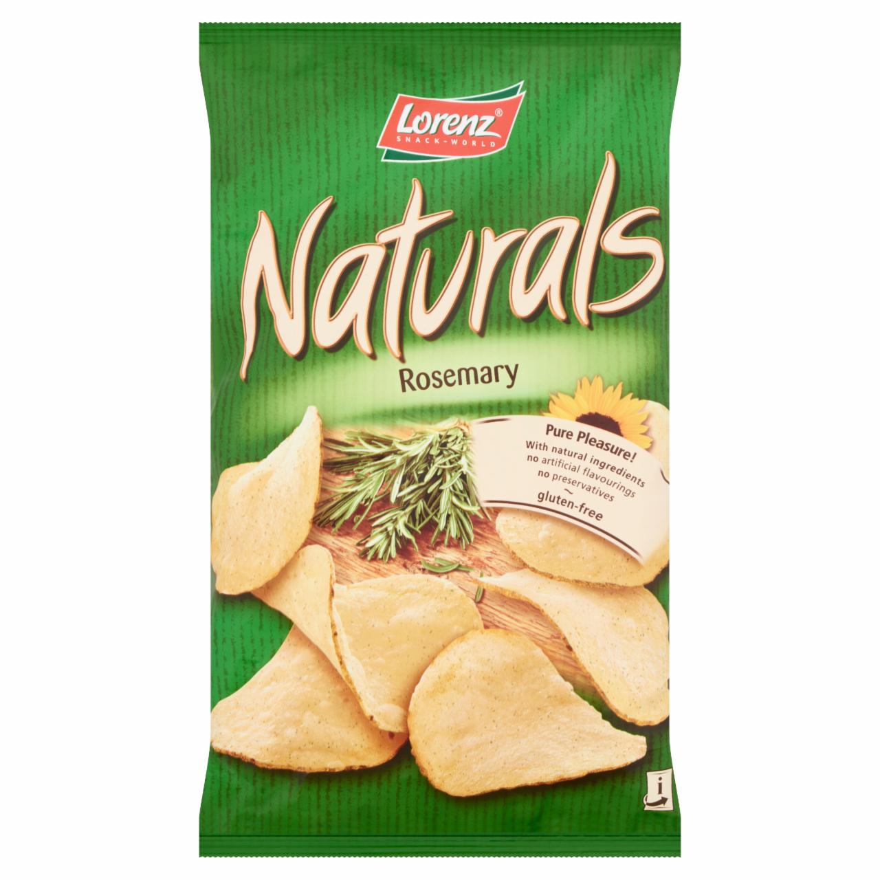 Képek - Lorenz Naturals héjában sült burgonya chips rozmaringos ízesítéssel 100 g