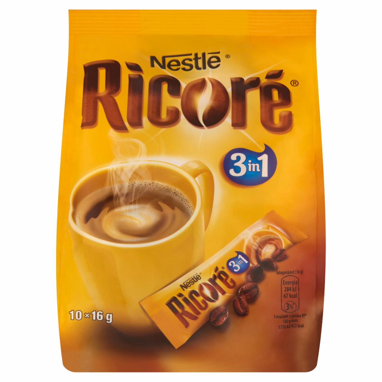 Képek - Ricoré 3in1 instant kávékeverék cikóriával 10 db 160 g