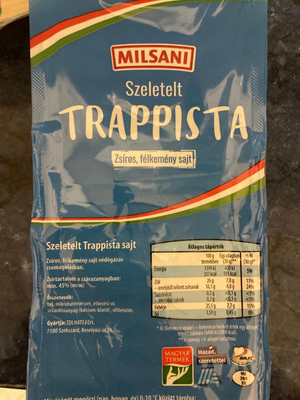 Képek - Trapista zsíros, félkemény Milsani