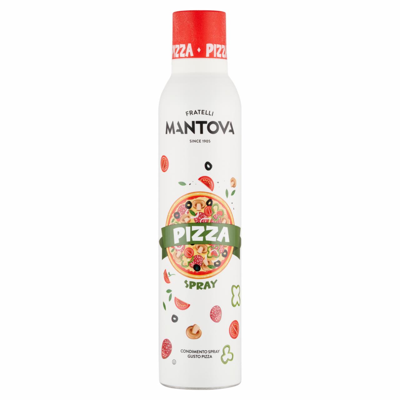 Képek - Mantova pizza ízesítésű extra szűz olívaolaj spray 200 ml