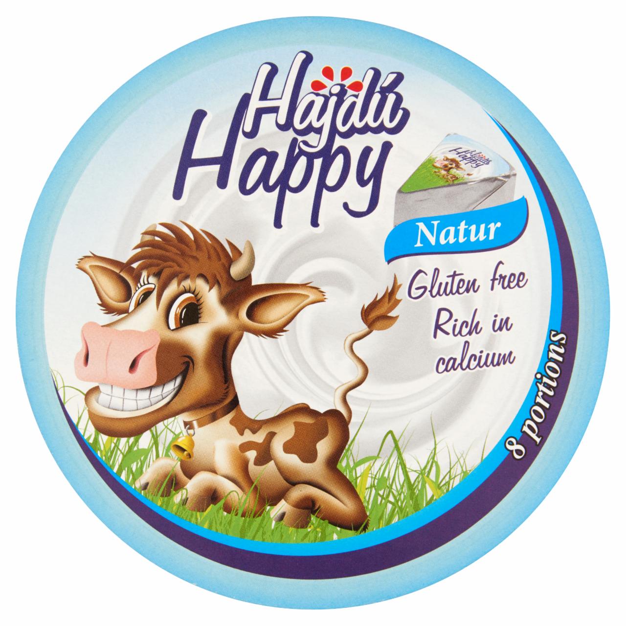 Képek - Hajdú Happy natúr zsíros, kenhető ömlesztett sajt 140 g