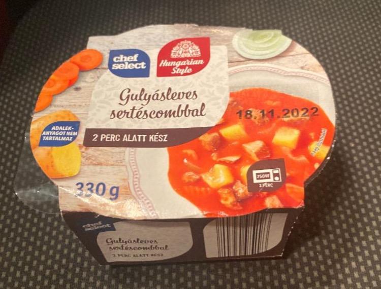 Képek - Magyaros levesek gulyásleves sertéscombbal Chef select