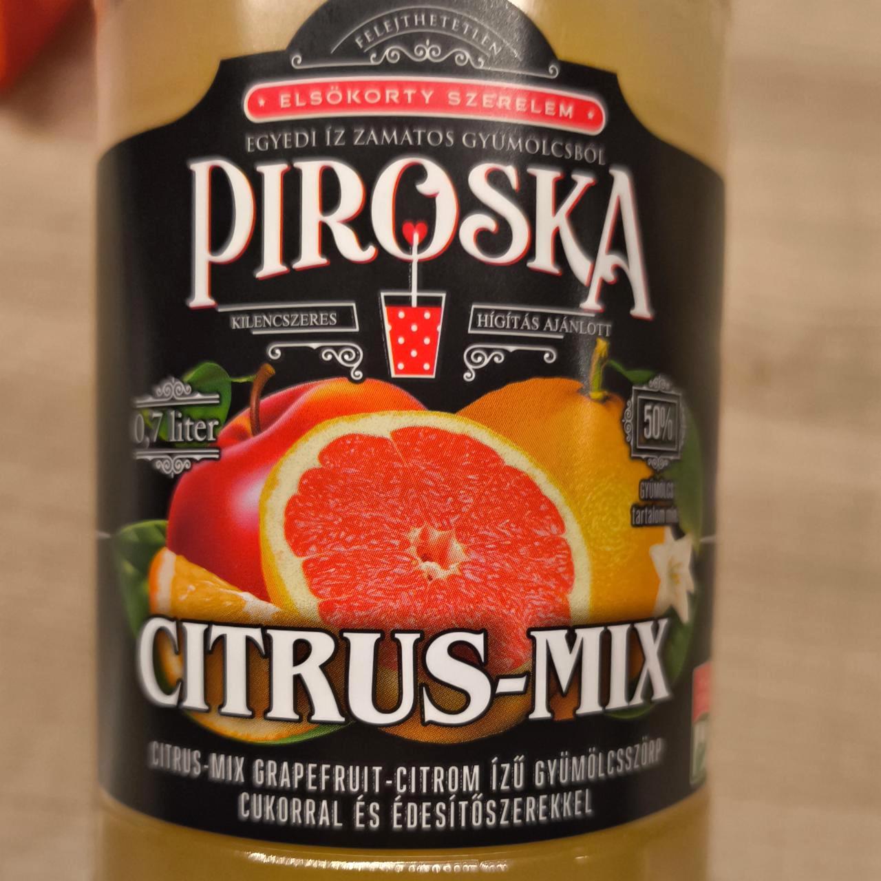 Képek - Szörp citrus mix Piroska