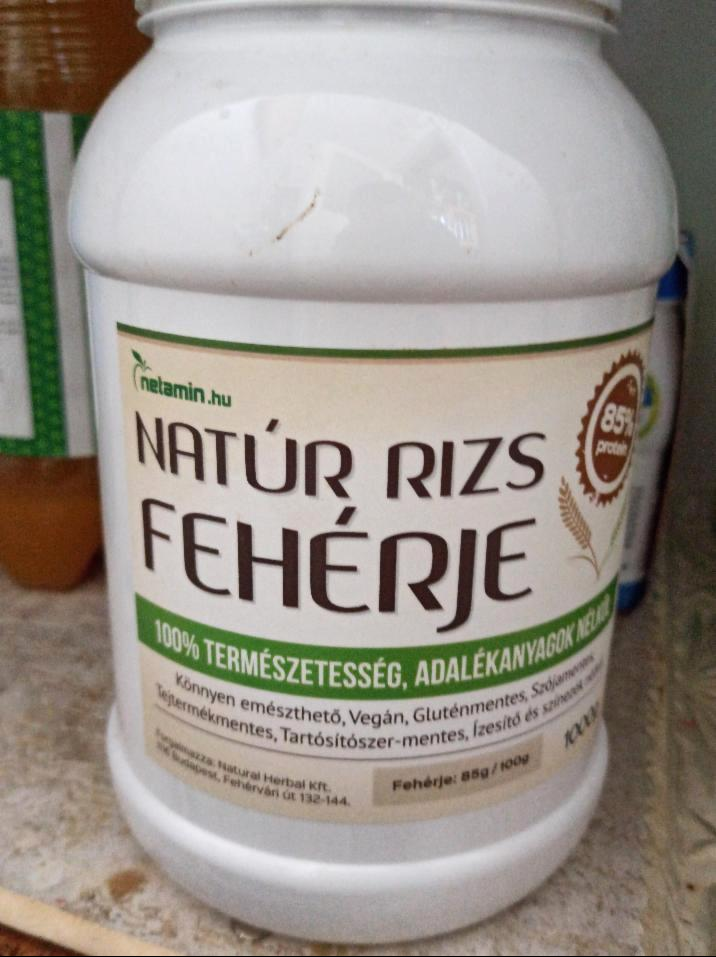 Képek - Natúr rizs fehérje Netamin
