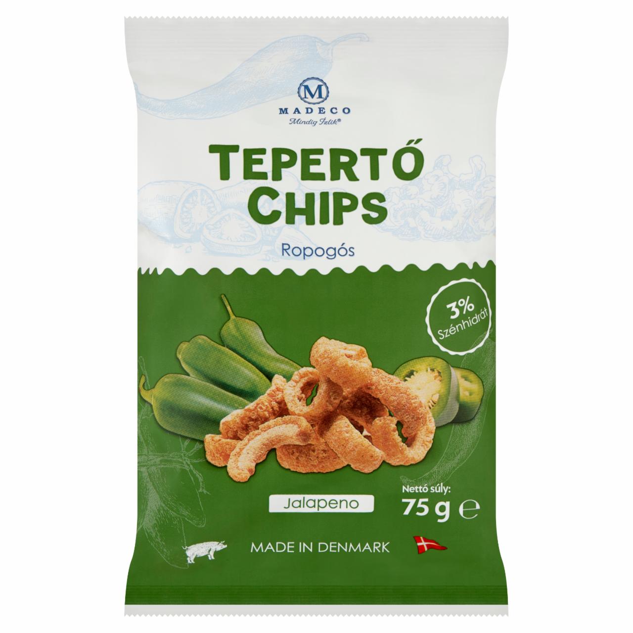 Képek - Madeco jalapeno ropogós tepertő chips 75 g