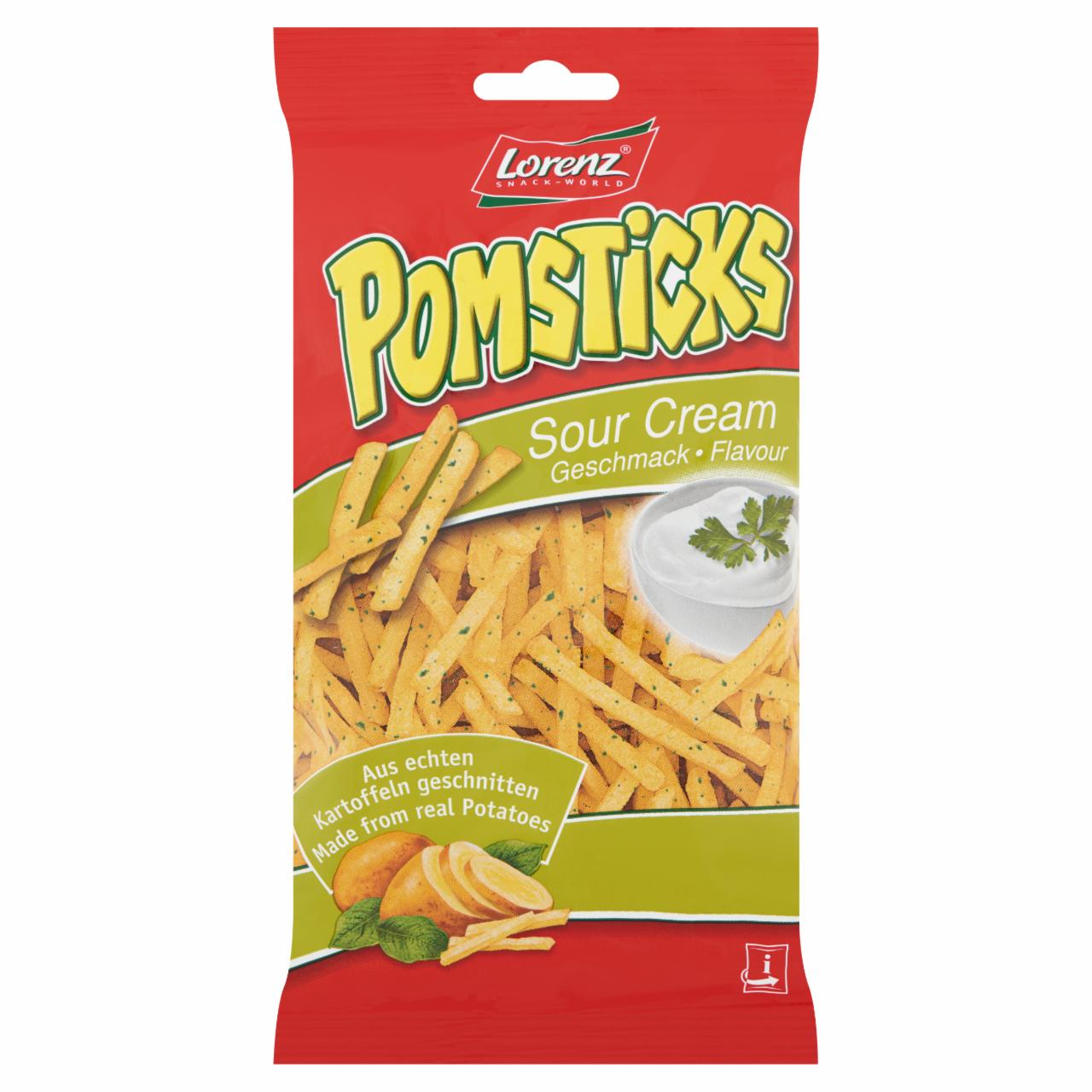 Képek - Lorenz Pomsticks burgonya pálcikák tejfölös ízesítéssel 100 g