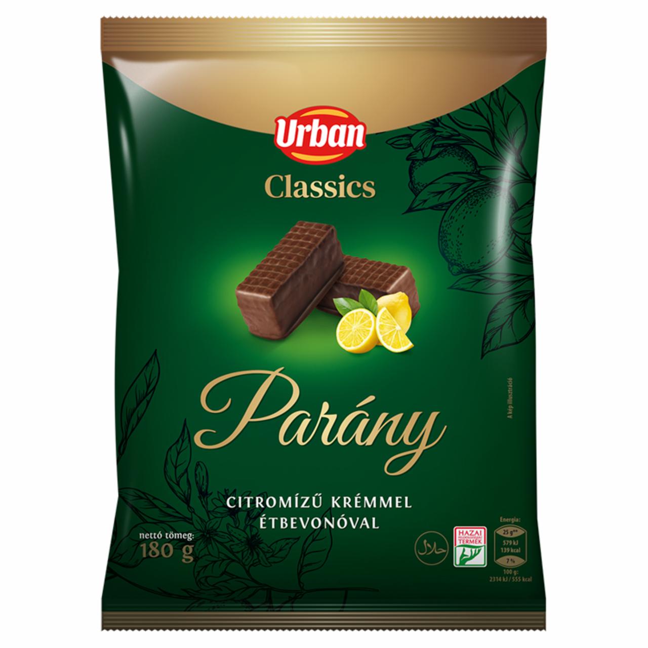 Képek - Urban Classic parány citromízű krémmel, étbevonóval 180 g