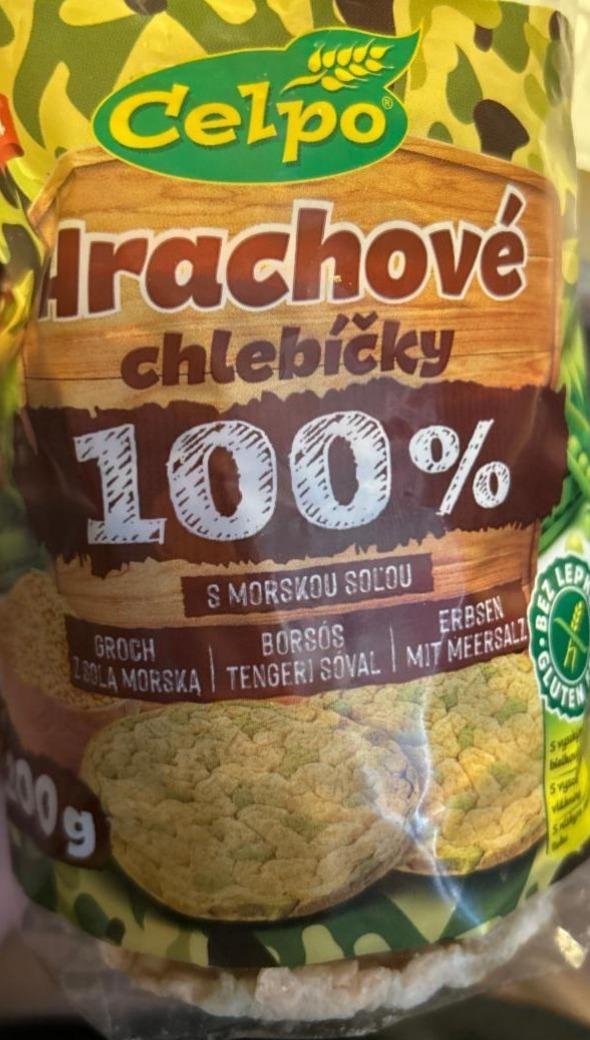 Képek - Hrachové chlebíčky 100% s morskou soľou Celpo