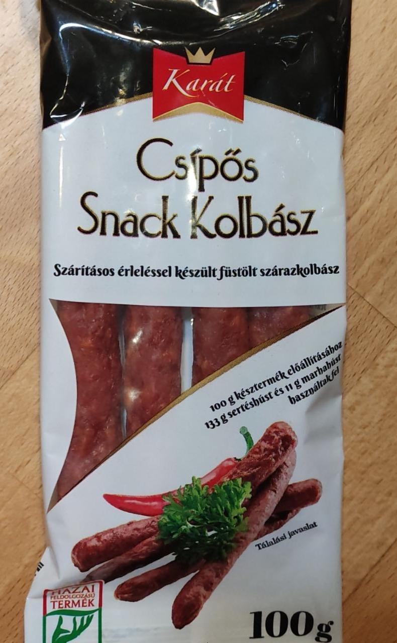 Képek - Csípős snack kolbász Karát