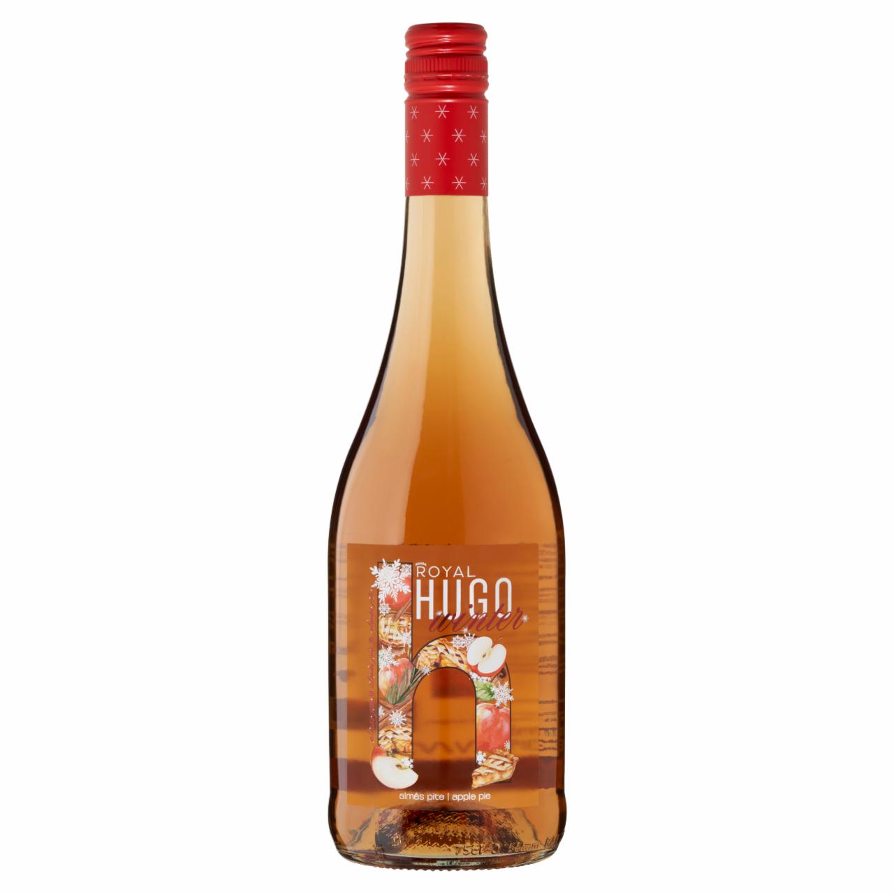 Képek - Royal Hugo almás pite ízű, szénsavas, ízesített boralapú koktél 7,3% 750 ml