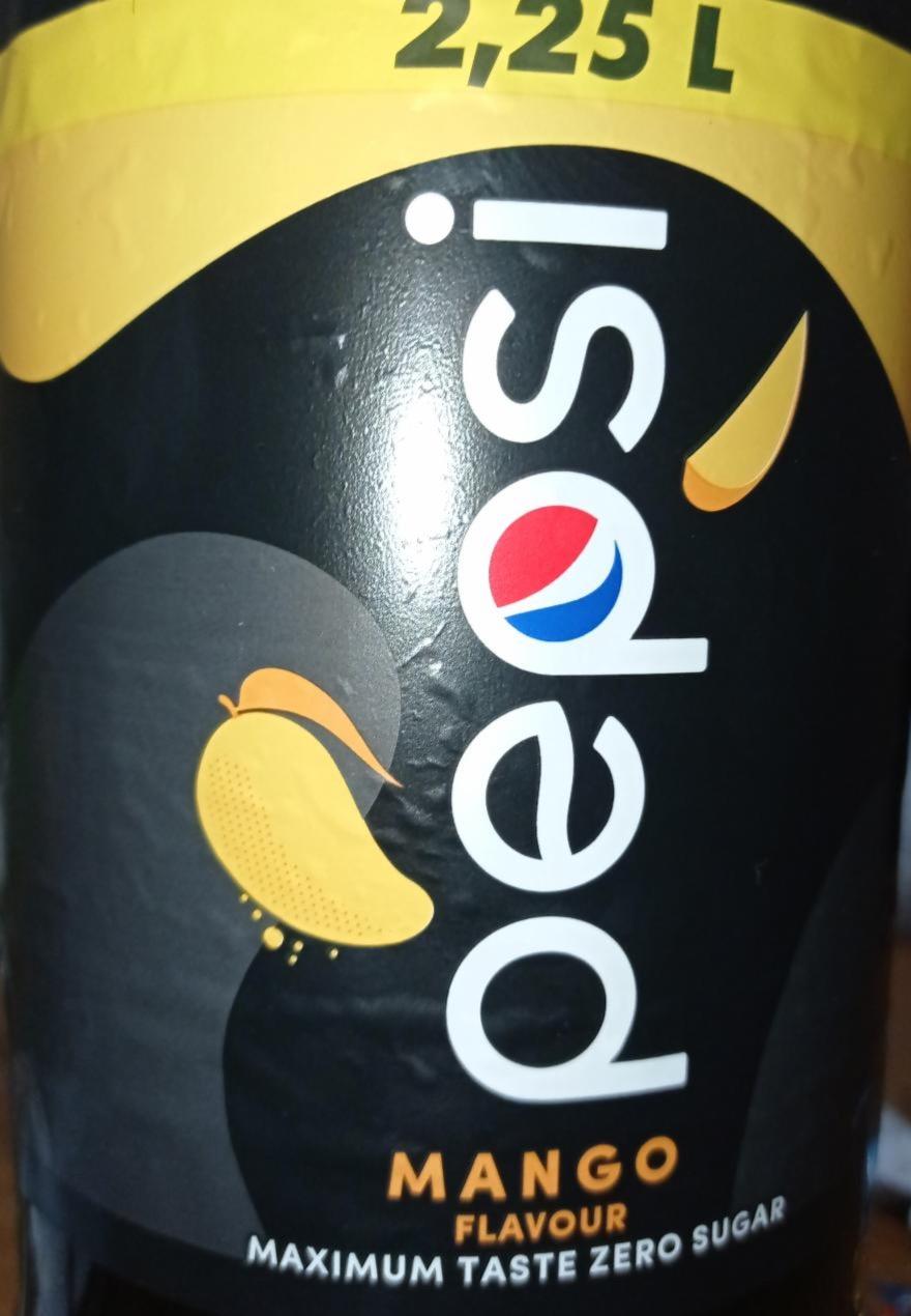 Képek - Pepsi Zero colaízű energiamentes szénsavas üdítőital édesítőszerekkel mangó ízesítéssel 330 ml