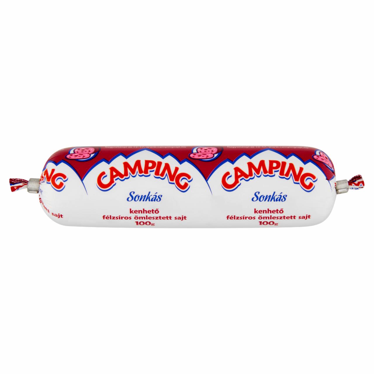 Képek - Camping sonkás kenhető félzsíros ömlesztett sajt 100 g