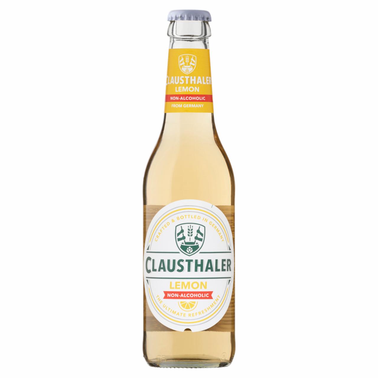 Képek - Clausthaler Lemon alkoholmentes világos citromos palackos sör 0,33 l