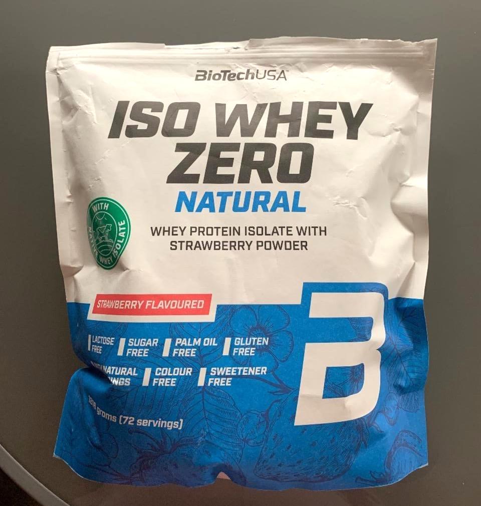 Képek - Iso Whey Zero Natural Strawberry BioTechUSA