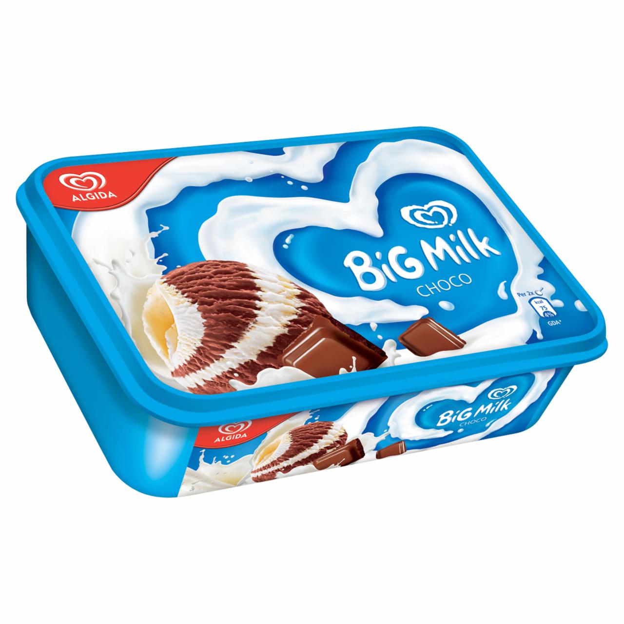 Képek - Big Milk Csokoládé jégkrém 1 l