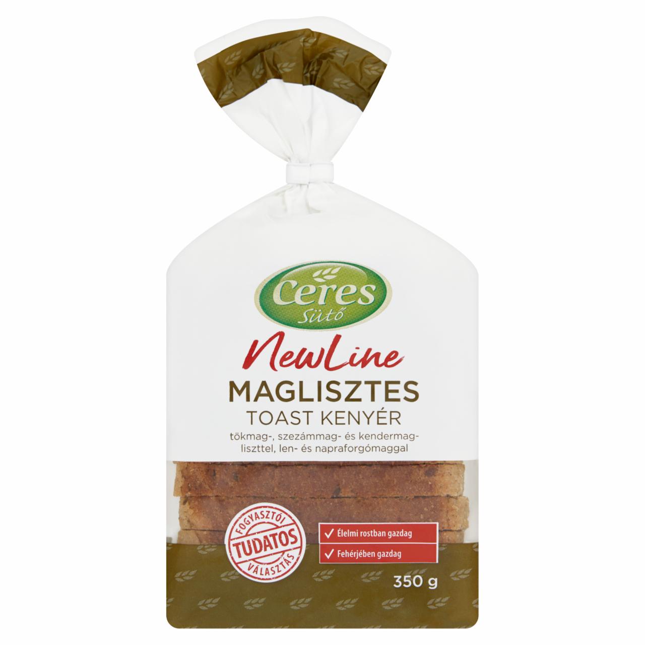 Képek - Ceres Sütő NewLine maglisztes toast kenyér 350 g