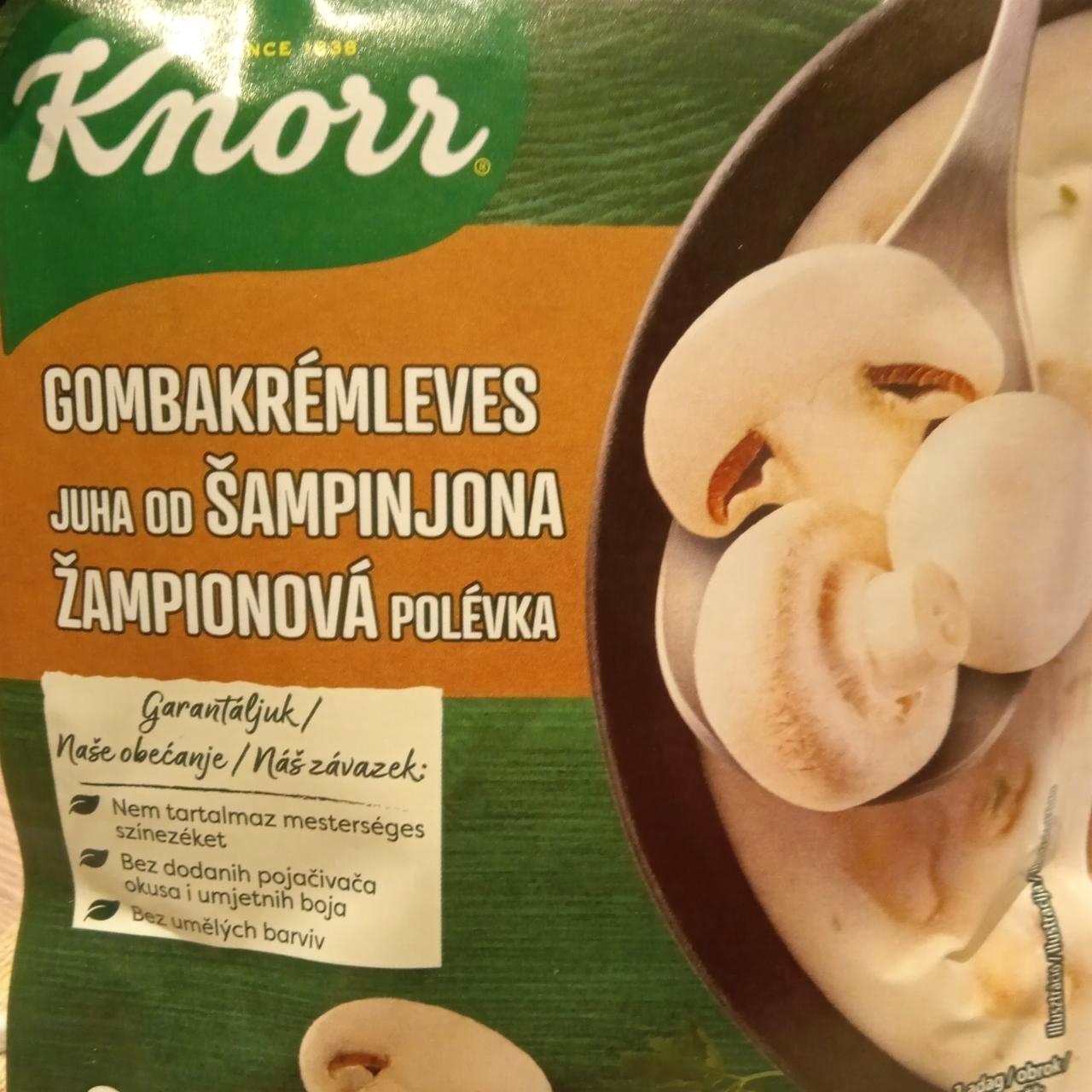 Képek - Gombakrémleves Knorr