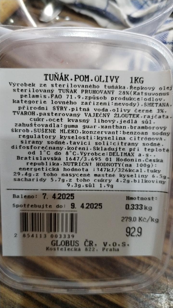 Képek - Tonhalkrém olívabogyóval Kaufland