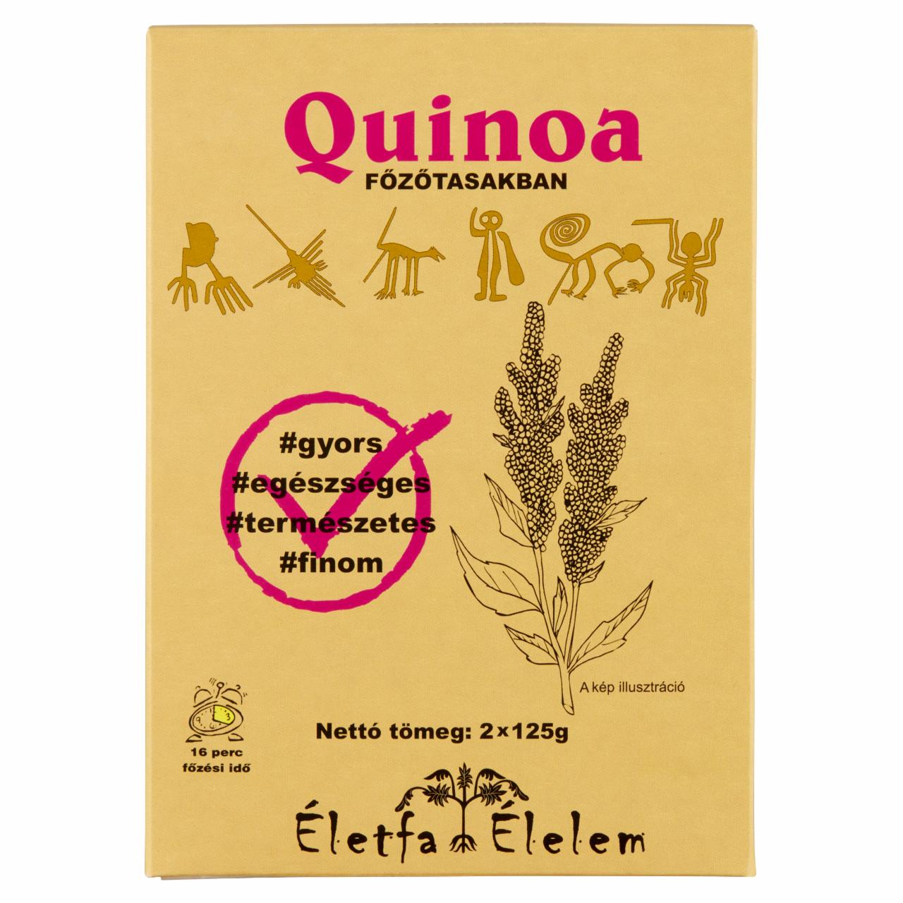 Képek - Életfa Élelem quinoa főzőtasakban 2 x 125 g