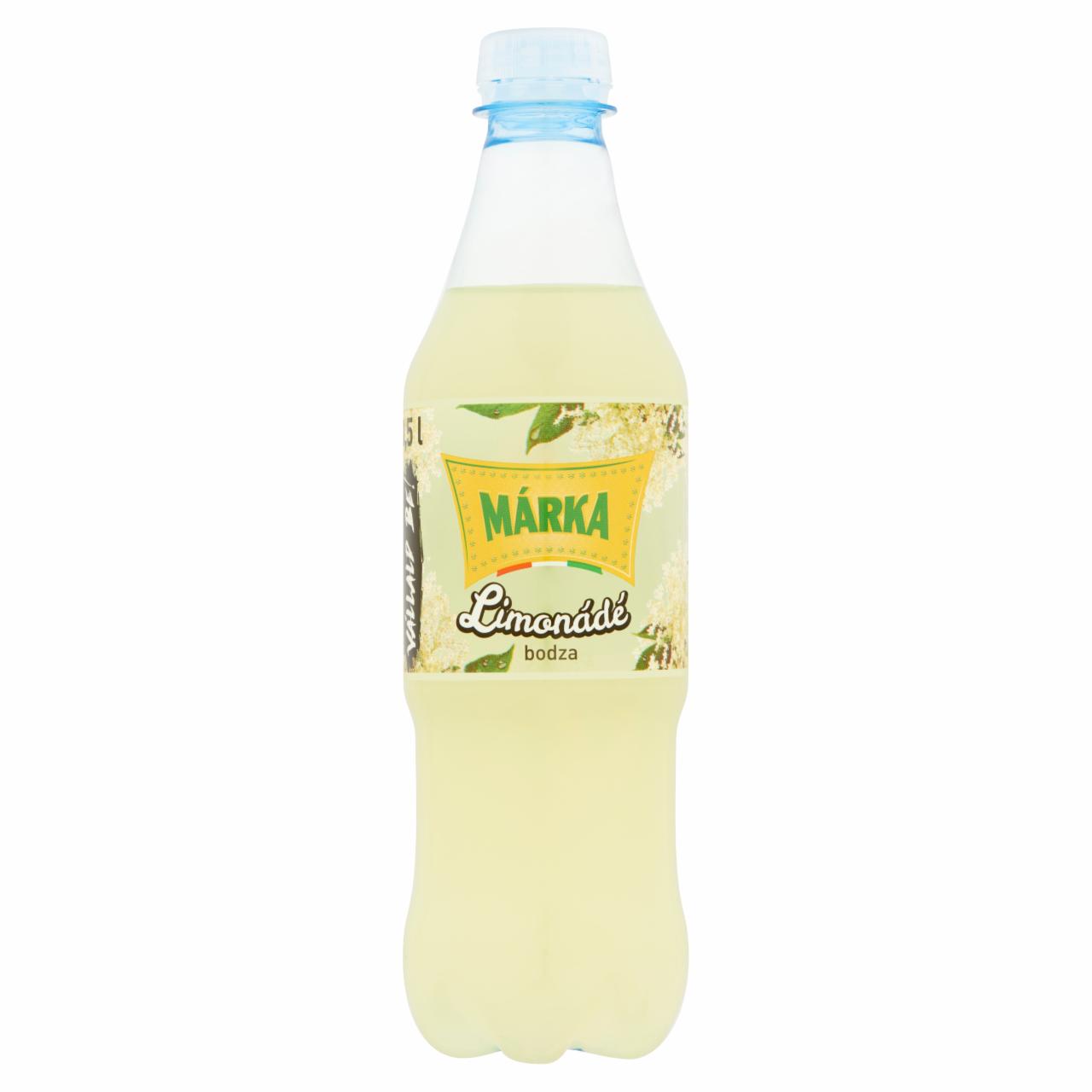 Képek - Márka Limonádé bodza ízű energiamentes szénsavas üdítőital édesítőszerekkel 0,5 l