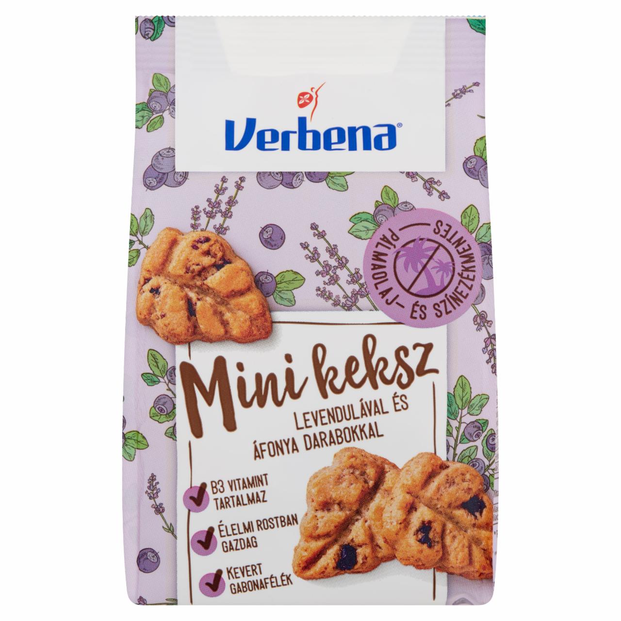 Képek - Verbena mini keksz levendulával és áfonya darabokkal 90 g