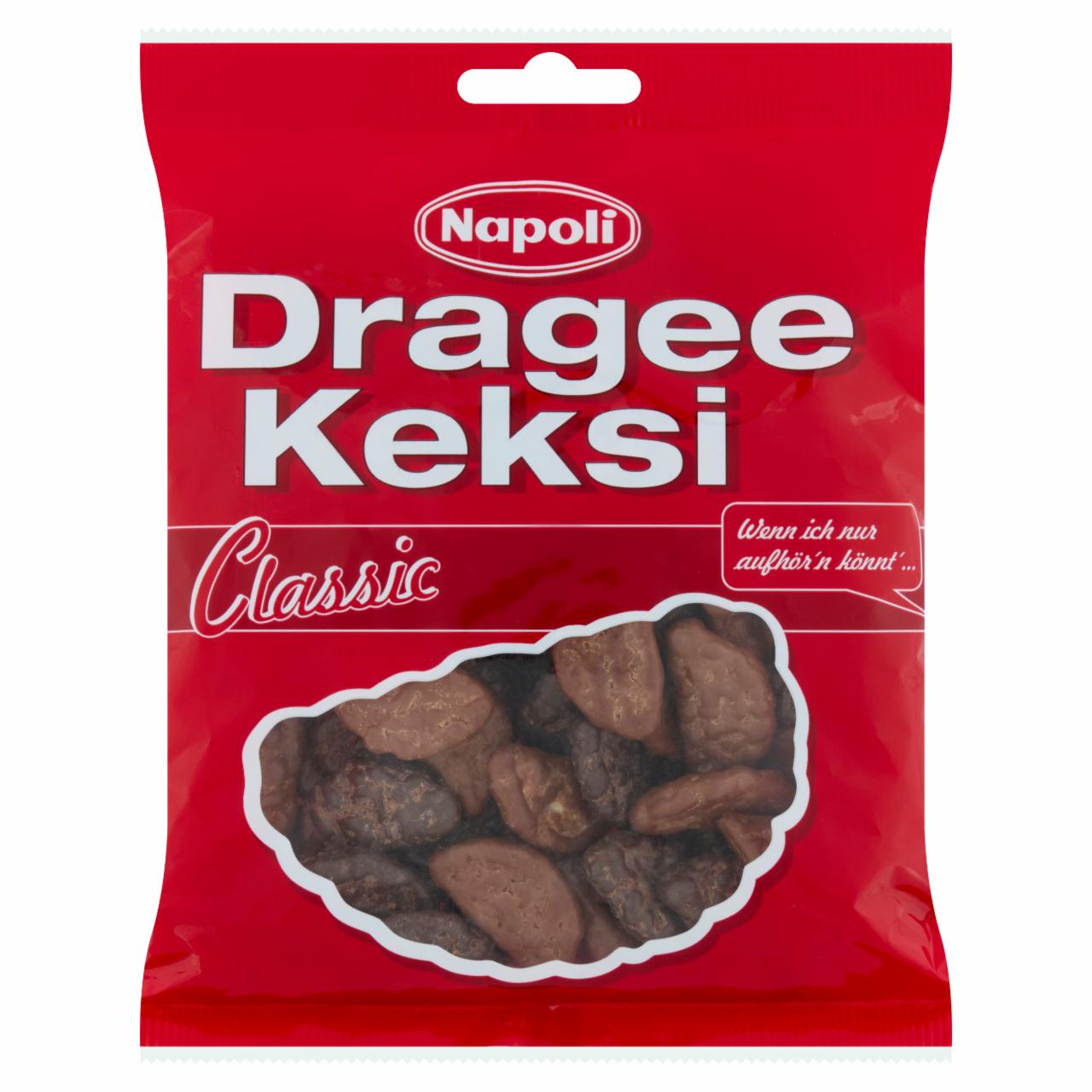 Képek - Napoli Dragee Keksi Classic tejcsokoládéval és étcsokoládéval bevont keksz 165 g