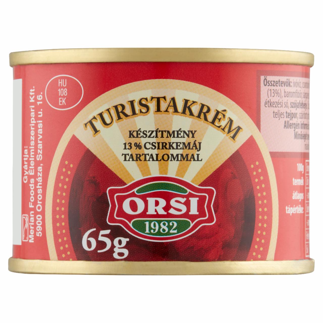 Képek - Orsi turistakrém 65 g