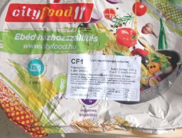 Képek - Light rakott káposzta bulgurral CityFood