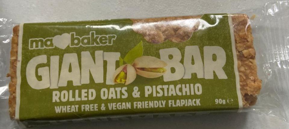 Képek - Giant Bar pisztáciás óriás zabszelet 90 g