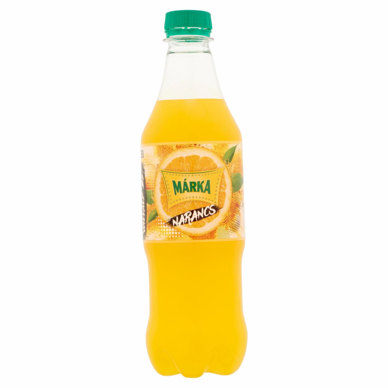 Képek - Márka narancs szénsavas üdítőital cukorral és édesítőszerekkel 0,5 l