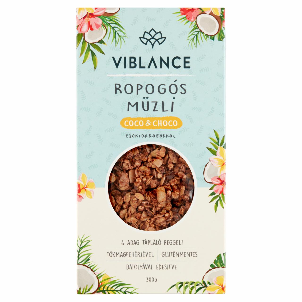 Képek - Viblance Coco & Choco ropogós müzli csokidarabokkal 300 g