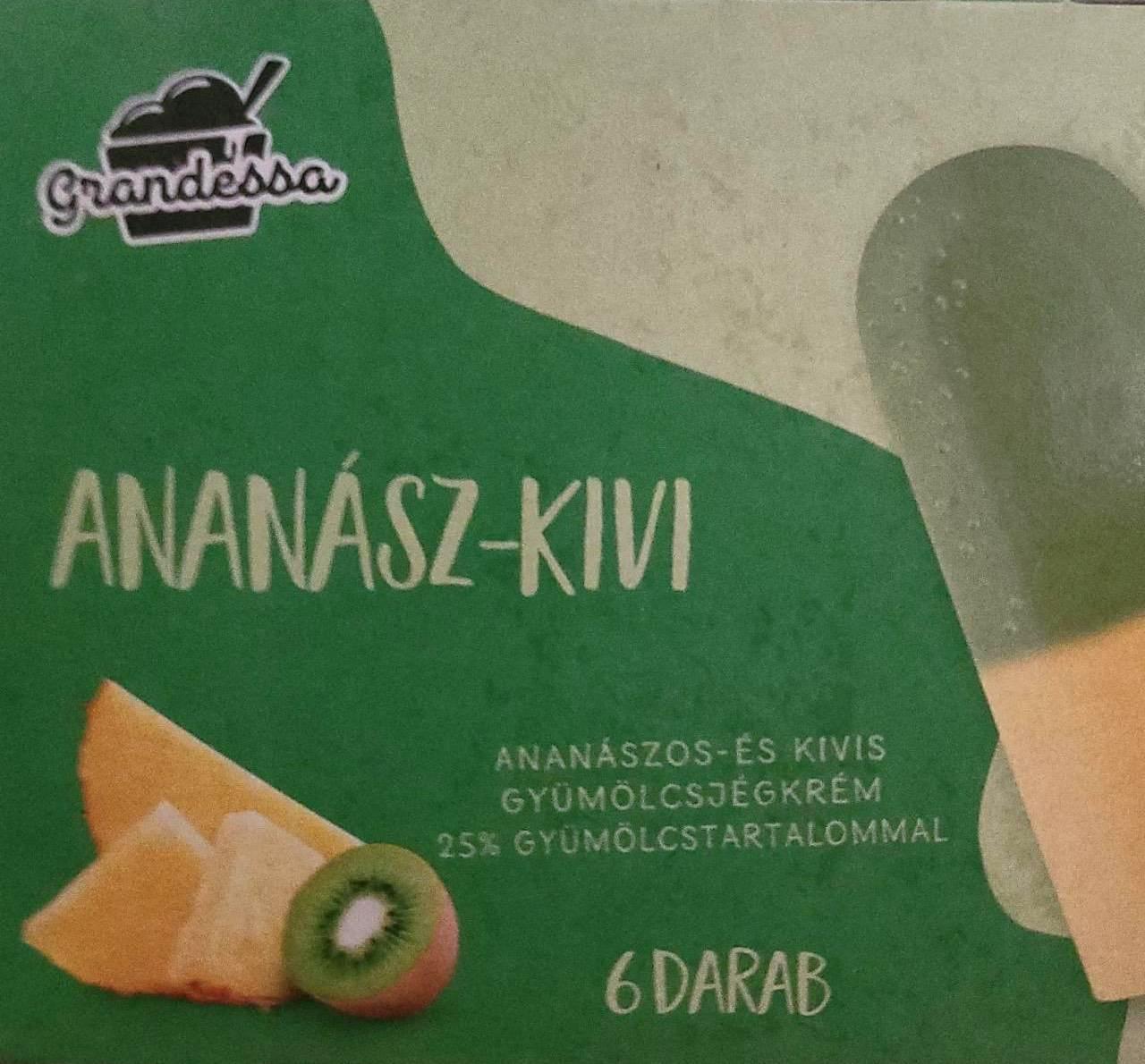 Képek - Ananász-kivi ízű jégkrém Grandessa