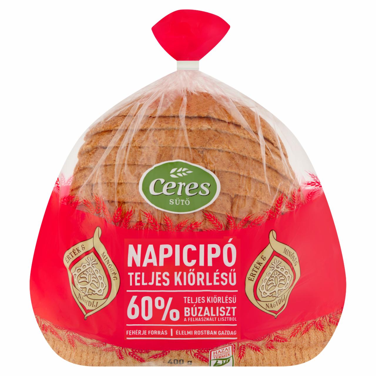 Képek - Ceres Napicipó teljes kiőrlésű kenyér 400 g